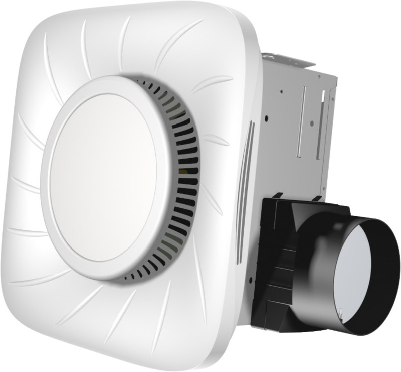 ASTBERG CEILING MOUNTED EXHAUST FAN WITH LIGHT 100 mm Exhaust Fan(White)