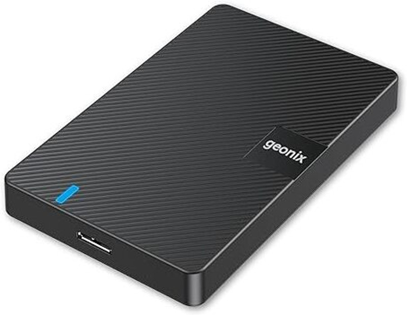 GEONIX 500 GB External Hard Disk Drive (HDD) with 500 GB Cloud Storage(Black)