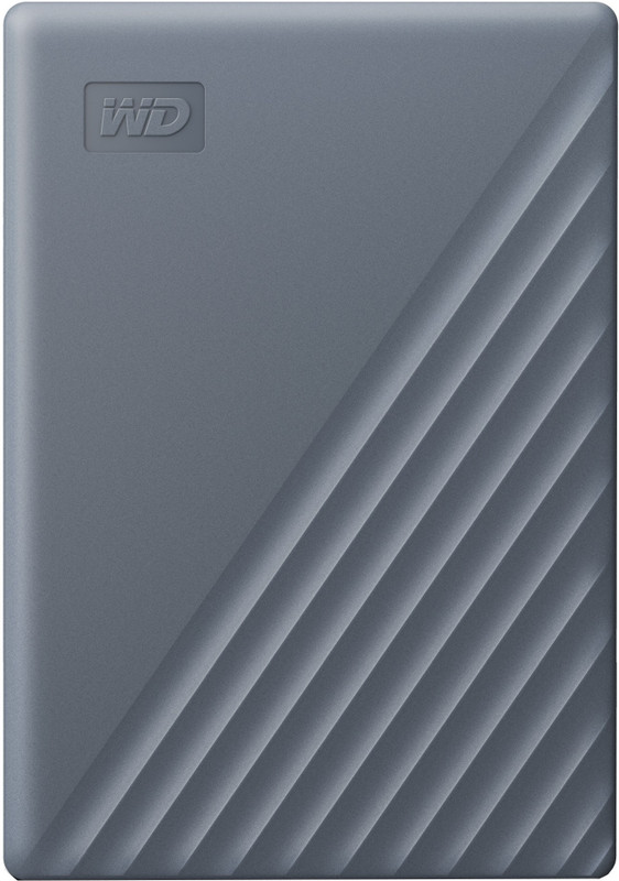 WESTERN DIGITAL My Passport 2 TB External Hard Disk Drive (HDD) 5 Gb/s, USB 3.0,Password Protection,Compatible with Windows and Mac(Grey)