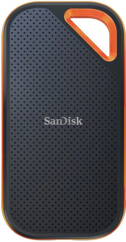 SanDisk Extreme PRO Portable SSD 2TB (SDSSDE81, 2000MB/s) Black, Orange