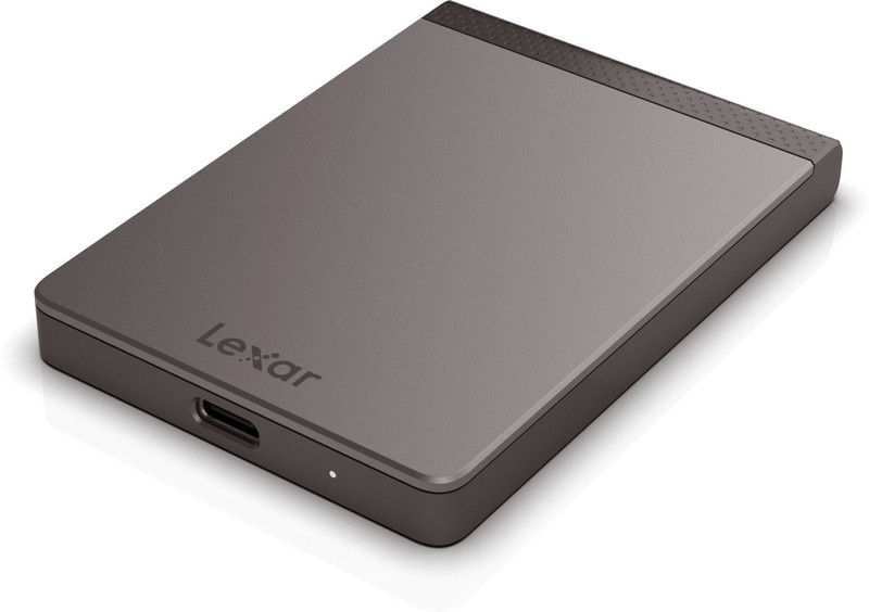 Lexar SL200 1 TB External Solid State Drive (SSD) USB 3.2 Maximum Read Speed 550MB/s,Type C(Grey)