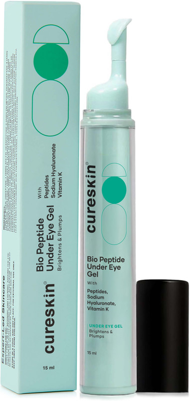 cureskin Bio-Peptide Under Eye Gel with Hyaluronic Acid & Peptides(15 g)
