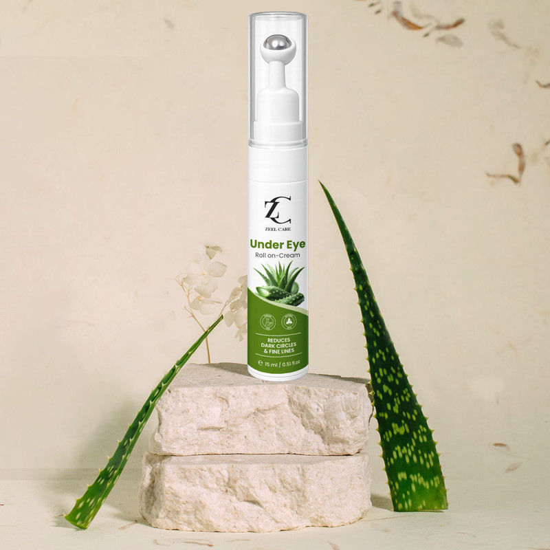 Zeel Care Dark Circle Removal Eye Roll-On Cream – Smooths Puffy & Tired Eyes(15 ml)