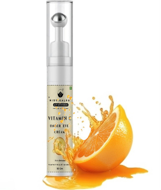 NIRVIKALPA AYURVEDA Coffee Under Eye Cream for Dark Circles | Eye Care, Serum & Roll On(15 ml)