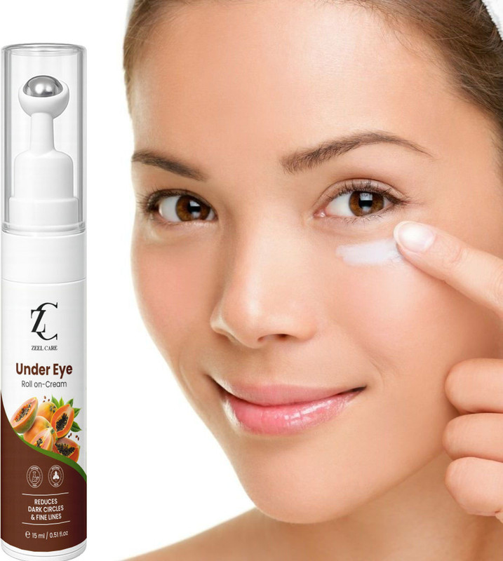 Zeel Care Anti-Aging Eye Cream Roll-On for Dark Circles, Wrinkles & Puffiness(15 ml)