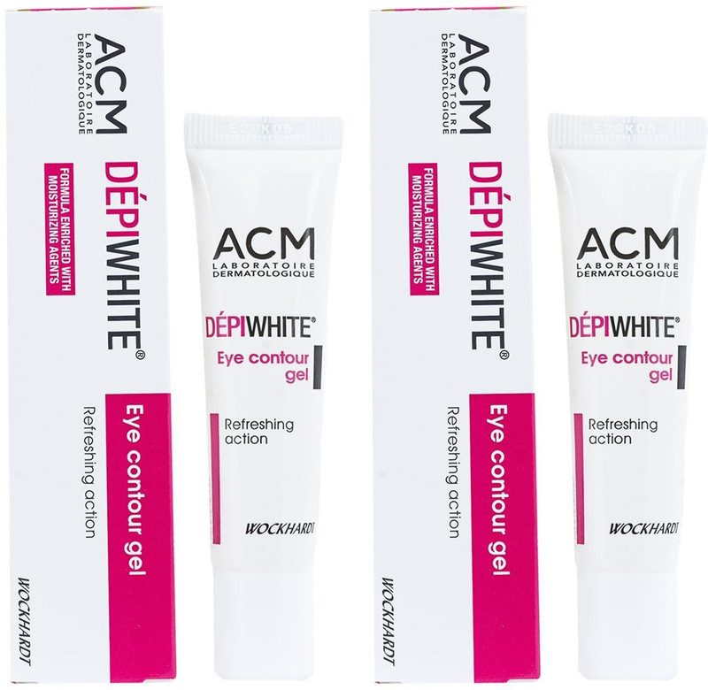 DEPIWHITE Eye Contour Gel, 15ml x Pack of 2(30 ml)