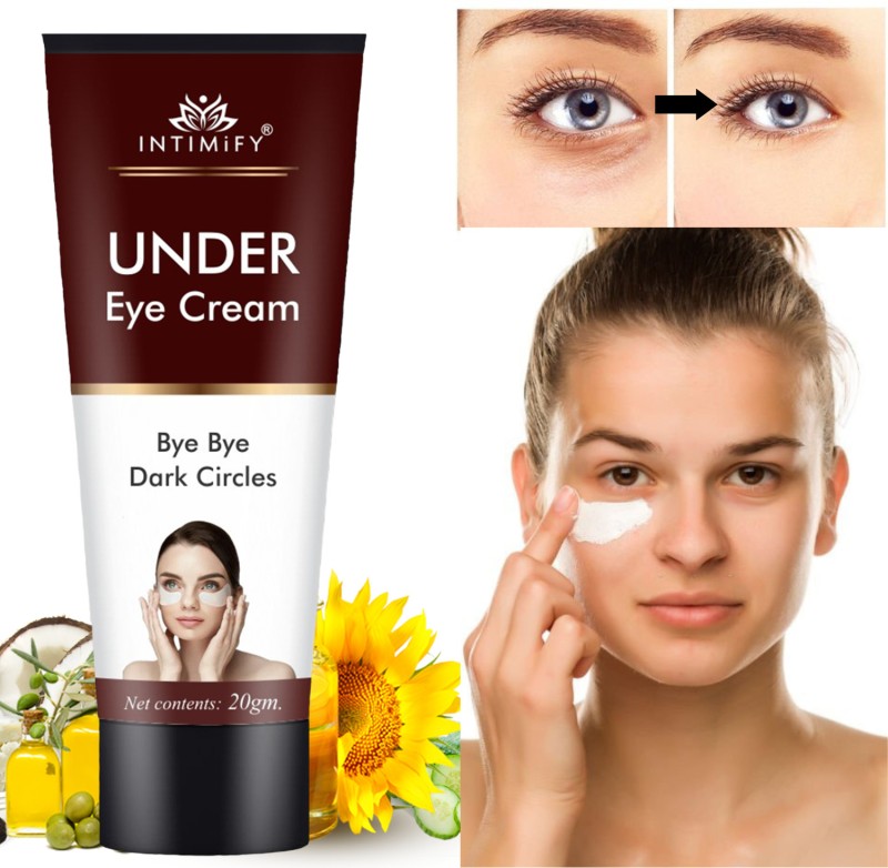 INTIMIFY Under eye cream for women & men, Reduce Dark circles, Wrinkles & Puffiness(20 g)