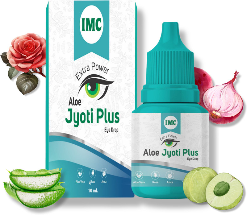IMC Aloe Jyoti Plus Extra Power|Clean, Healthy Eyes, Pollution Protection|Eye Drops Eye Drops(20 ml)