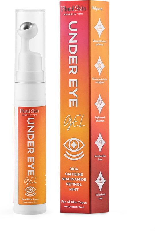 Plural Skin Retniol Under Eye Gel with Niacinamide, Caffeine, Cica and Mint(15 ml)