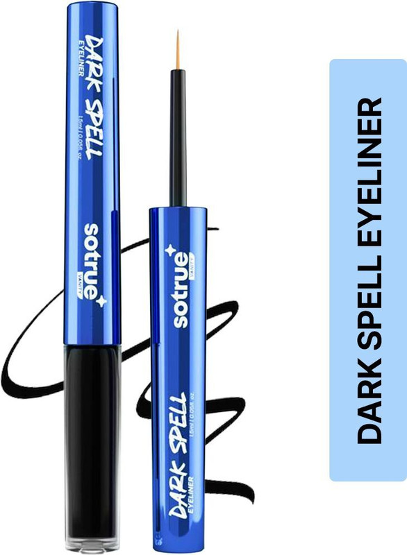 Sotrue Dark Spell Liquid Eyeliner | Smudge-proof & Waterproof Liner, Lasts 24Hr | 1.5 ml(Black)