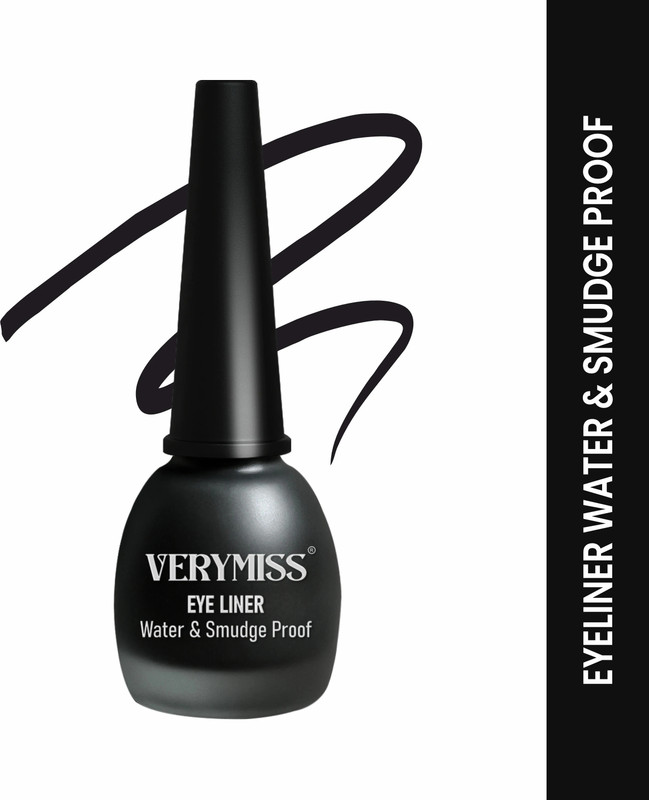 VERYMISS Eyeliner Water & Smudge Proof I Long Lasting I Quick Dry 6.8 ml(Black)