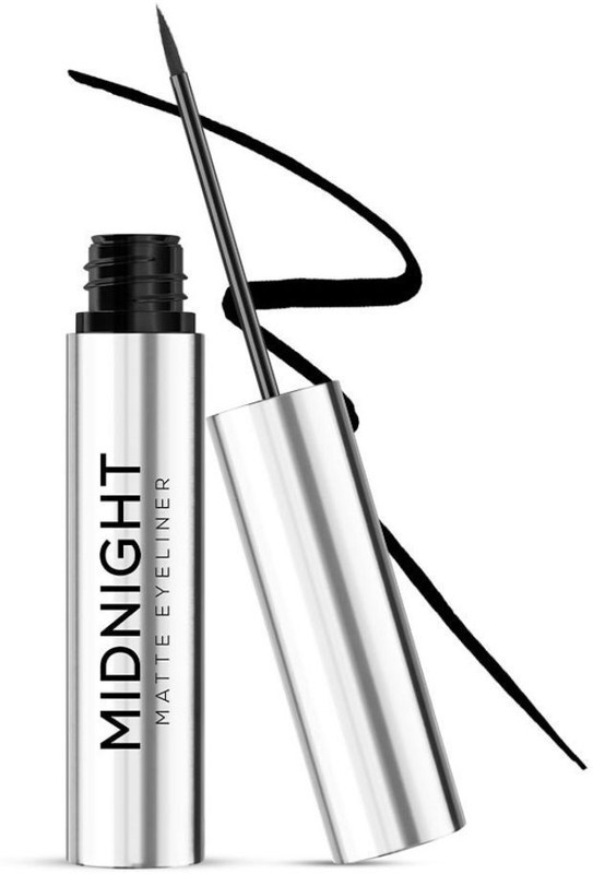 Renee Midnight Matte Eyeliner, Darkest Black, Long Lasting, Smudge-Proof & Waterproof 2.5 ml(Midnight Black)