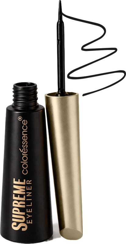 COLORESSENCE Supreme Eyeliner | Intense Black | Waterproof | With Precision Applicator Tip L1 5 ml(Black)