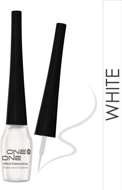 One on One Waterproof Eyeliner,| Long lasting Eyeliner, Smudge Proof Eye Makeup 5 ml(White)