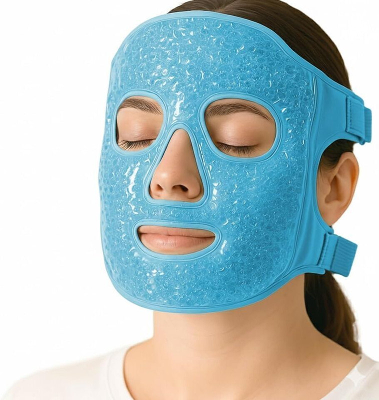 KARTASYA Full Face Gel Masks Reusable Gel Beads Face Mask Soothing Relaxation Facial Gel(150 ml)