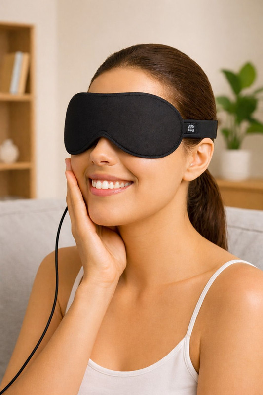 EzeHeats Eye Mask with USB Auto Heating for Sleep, Dry Eyes, Sinus, Migraine,Strain,Puffy(1 ml)