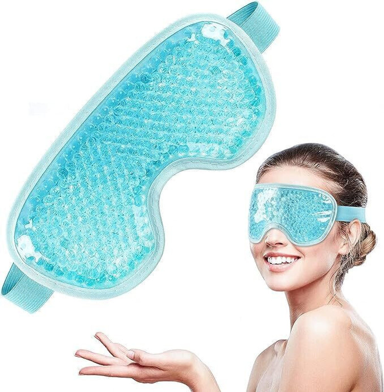 Nuvex Gel Eye Mask for Stress Relief, Puffy & Dry Eyes, Hot & Cold Compress Spa(120 g)