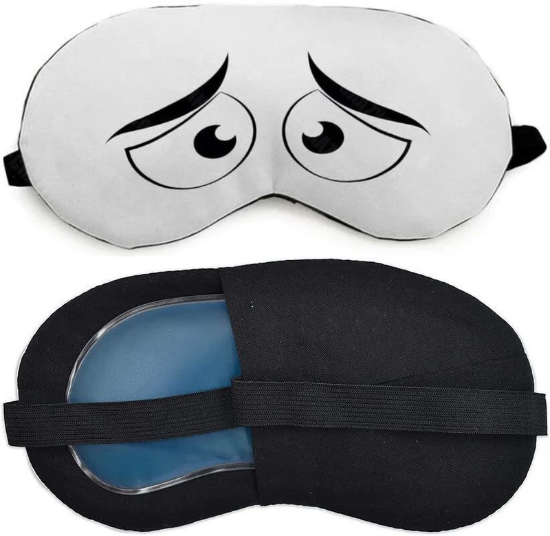 JK ENTERPRISE Eye Mask For Dry Eye,Puffy Eye, Dry Eye And Eye Fatigue (1-White-Square, Em)(100 g)