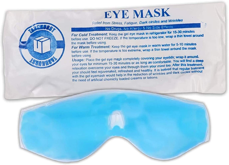 TASHKURST Eye mask for dark circles - Eye mask for sleeping with cooling gel - Warm & Cold compress for Eye cooling mask - Eye Ice Pack Eye gel mask cool- Eye mask with cooling gel dark circle(100 g)