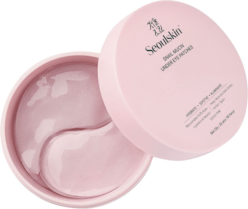Seoulskin Snail Mucin Eye Patches – Hydrates, Repairs, Dark Circles & Reduces Puffiness(32 g)