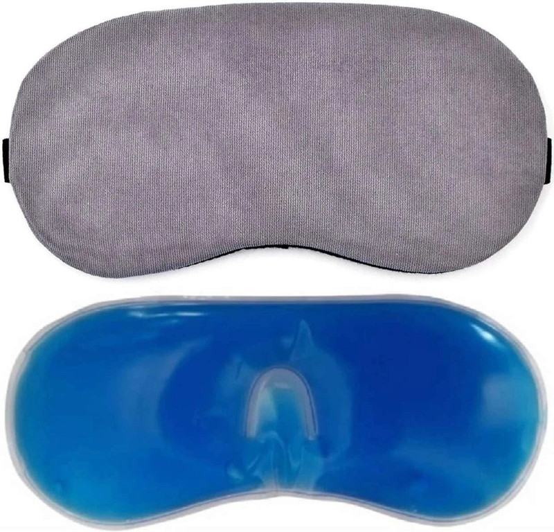 Pankhudi Sleeping Rest Ice Eye Shade with Ice Pack Cooler Bag Sleeping Mask Cover Cold Relaxing Soothing Eyes Care Gel Mask Health Care, Meditation, Travelling(1)