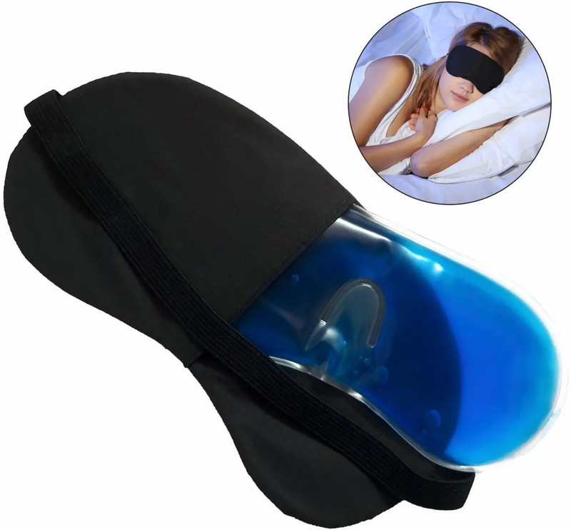 NEEVA ENTREPRISE Eye Mask For Sleeping Men Women With Cooling Gel For Night Deep Sleep-EYE MASK(100 ml)
