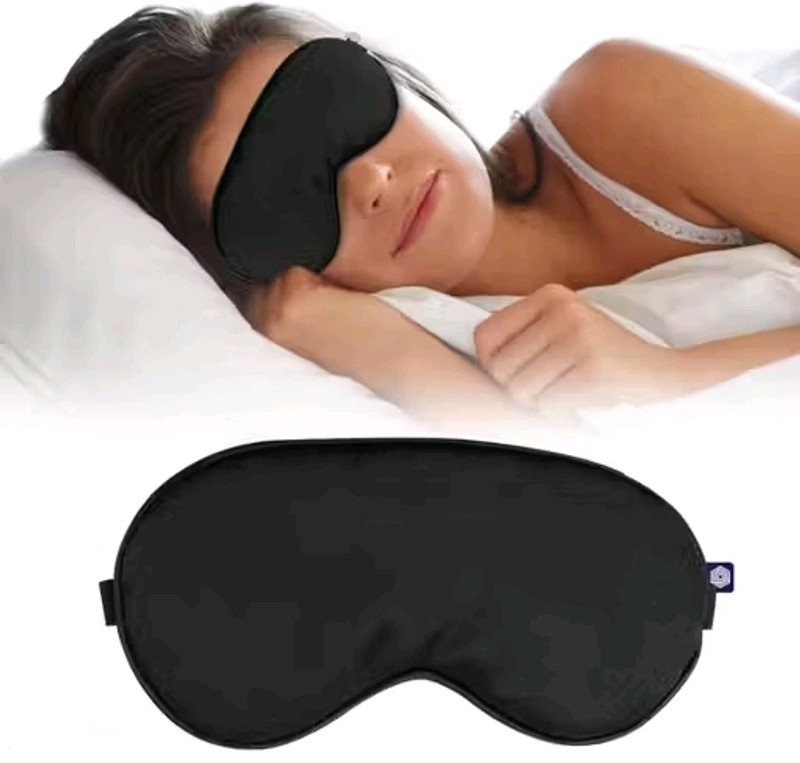 ZAMZAM Valvet Fabric Eye Mask For Traveling Sleeping For Smooth & Comfortable (S16)(1 g)
