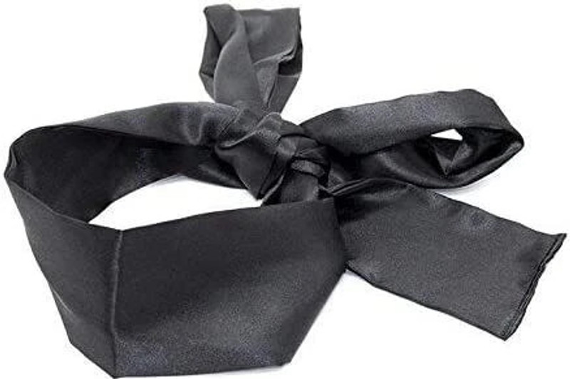 JK ENTERPRISE Satin Blindfold Eye Mask Band Couple Games Love Tie (PACK OF 1 PIECE)(100 g)
