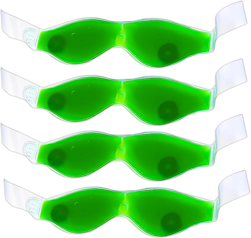 Kostech Magnetic Aloevera Cooling Pain Relief Soothing Puffiness Deep Sleep Eye Mask Gel Shade Pack of 3(30 ml)