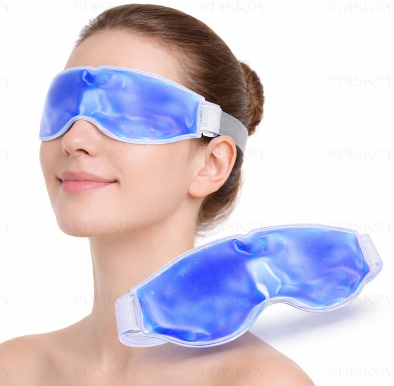 Episkey Cooling Gel Eye Mask with Ice Pad for Sleeping, Pain Relief & Dark Circles(60 g)