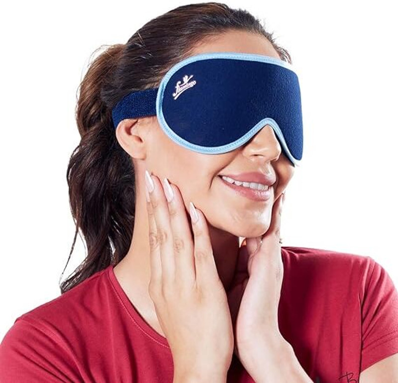 FLAMINGO Reusable Cooling Gel Ice Eye Mask – Cold Compress for Men & Women(10 ml)
