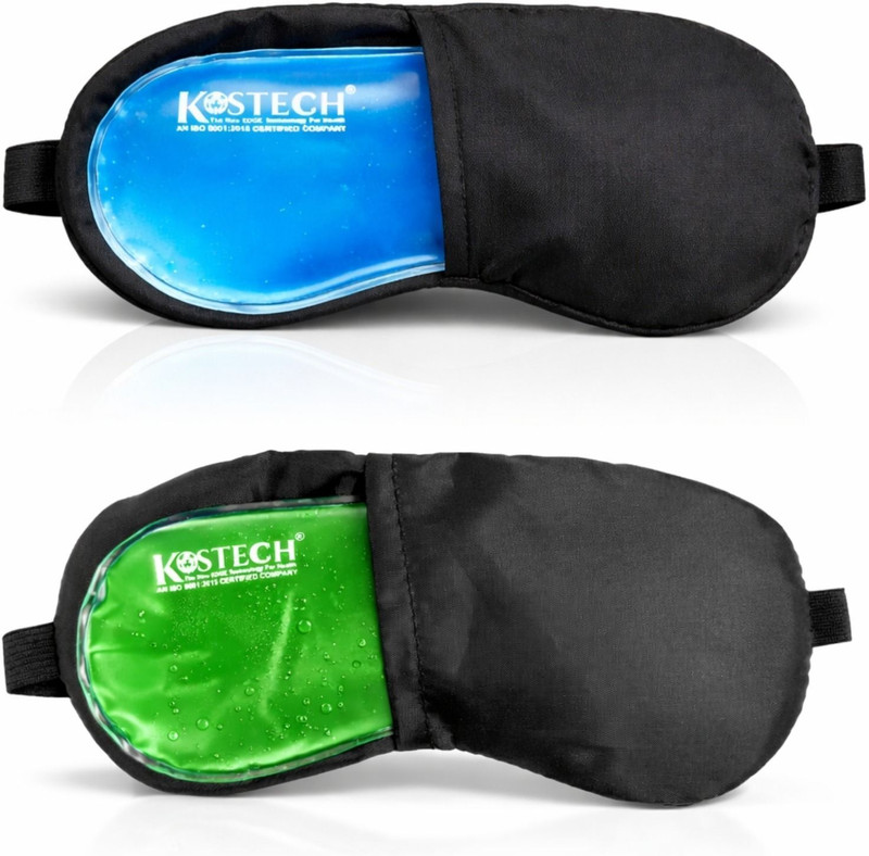 Kostech Combo Aloe Vera Cooling Gel Eye Mask Cold Therapy for Puffiness Relief(2 Unit)