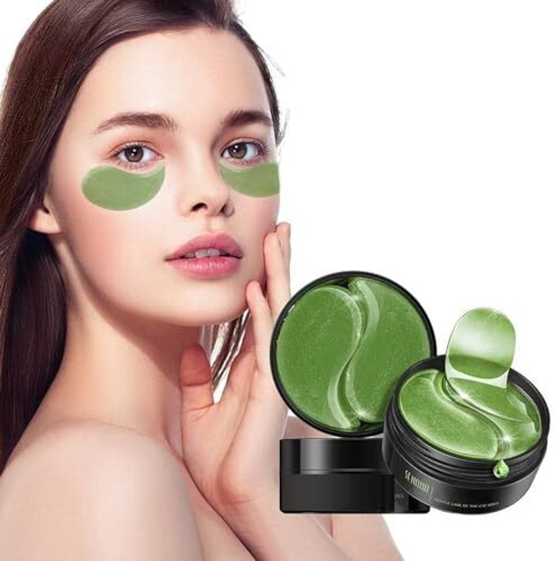 Goting Aloe Vera Under Eye Patches – 60 Pc Mask for Dark Circles, Puffy Eyes & Wrinkles(60 ml)