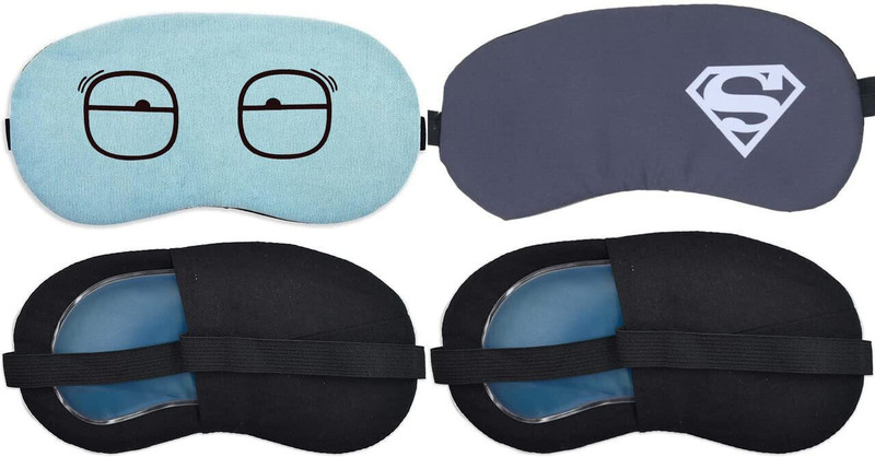 SONEEV MART Puffy Eye'S, Dry Eyes And Eye Fatigue (Blue-Square, Grey-Superman)(2)