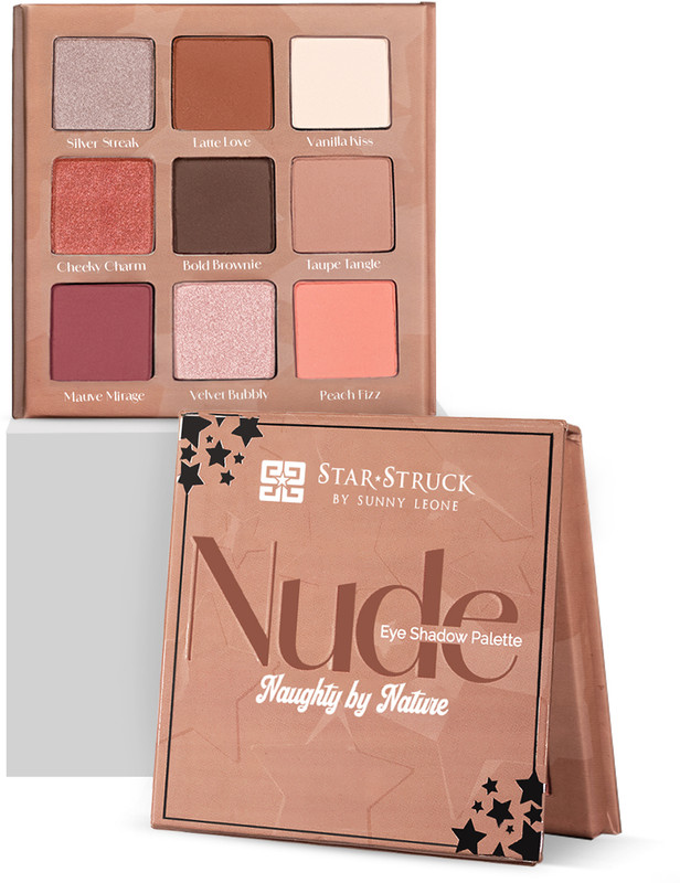 STARSTRUCK BY SUNNY LEONE Nude Eye Shadow Palette-Naughty by Nature 12.5 g(Multicolour)