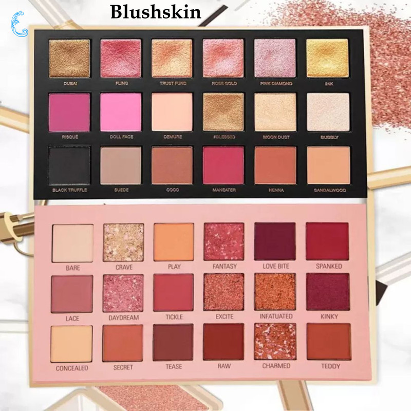 BLUSHSKIN Nude Eye Shadow Palette and Rose Gold (18+18 colors)16 36 g(Biege)