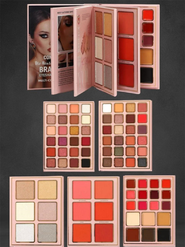 Pure Cosmetics 5-in-1 Makeup Eyeshadow Palette Book 80 g(Multi color)