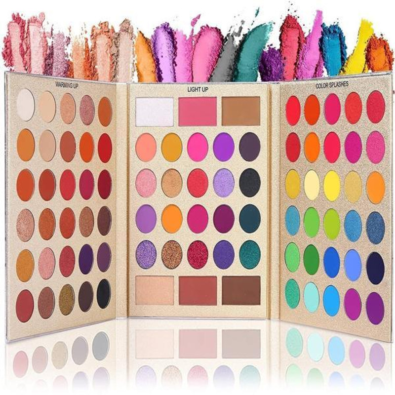 URBANUCANBE Pretty All Set Eyeshadow Palette Set 86 Colors Makeup Kit 81g | U_C86_03 81 g(Multicolor)