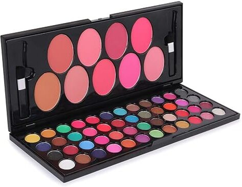 Nyn TYA Insta Beauty 48 Colors Miss Eye Shadow EyeShadow Palette with 9 Beauty Blushers 100 g(Multicolor)