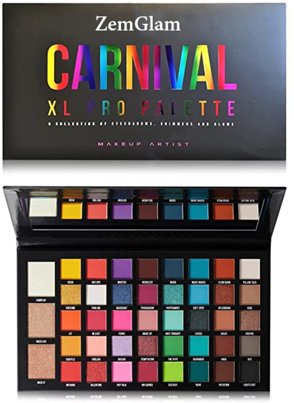 zemglam Carnval XL Pro Makeup Palette 0.62 g (MULTICOLOR) 62 g(MULTICOLOR)