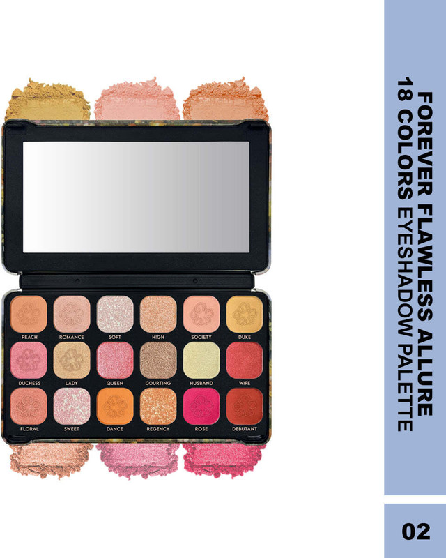 maliao Forever Flawless 18-Color Eyeshadow Palette – Blendable Matte & Shimmer Shades 18 g(48)