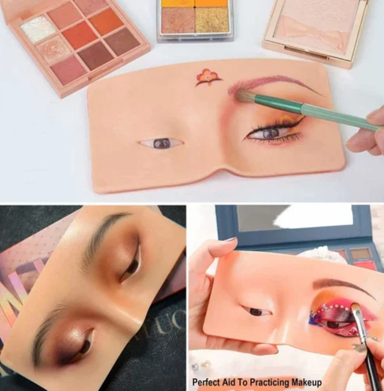 URBANMAC Makeup Practice Face Board, face dummy for makeup practice , for Makeup 3 g(SKIN)