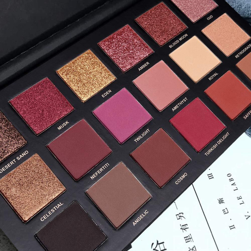 BEGGIE Rosse Gold Eyeshadow Palette Matte and Shimmer Eyeshadow 18 color gm20 18 g(Multicolor)