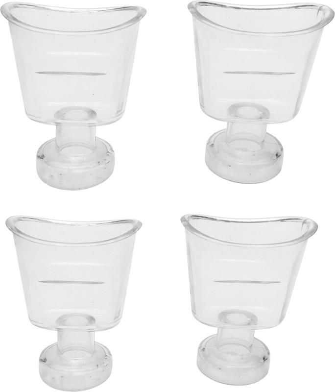 Bos Medicare Surgical Pack of 4 Crystal Crystal Eye Wash Cups Pack of 4 – Hygienic, Durable, Easy Eye Cleaning(White, Cup)
