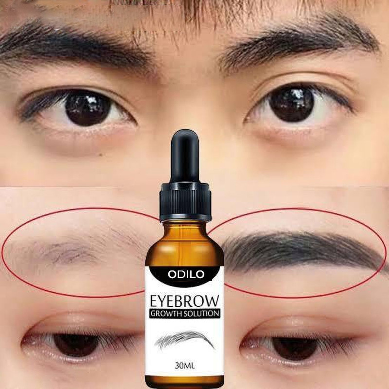Odilo Eyebrow & Eyelash Growth Oil for for Longer, Thicker, and Fuller Eyelashes 30 ml 30 ml(Black)