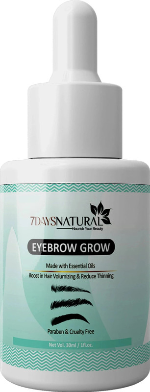 7days natural Eyebrow & Eyelash Growth Oil For Women - Strength with Pure Natural 30 ml(gold)