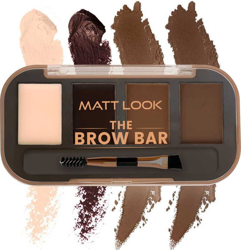 MATTLOOK The Brow Bar Eyebrow Enhancer Palette Easily blendable Dual-ended applicator 8 g(Natural 02)