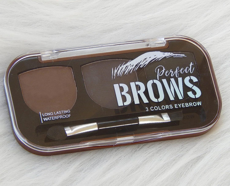 BALWRICK 3 Color eyebrow powder cake Palette With Brush 9 g(Multocolor)