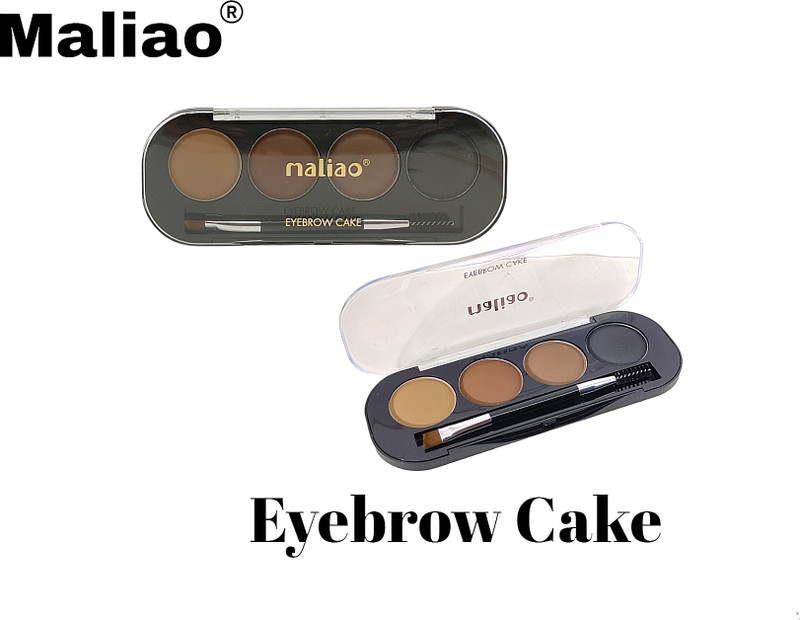 maliao Eye Brow cake 4 Color Palette* 4 g(Black)