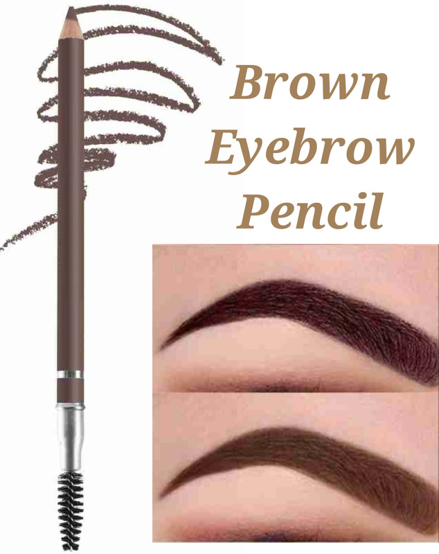 SKYBOAT AMAZING BROWN EYEBROW PENCIL WITH BRUSH(BROWN)